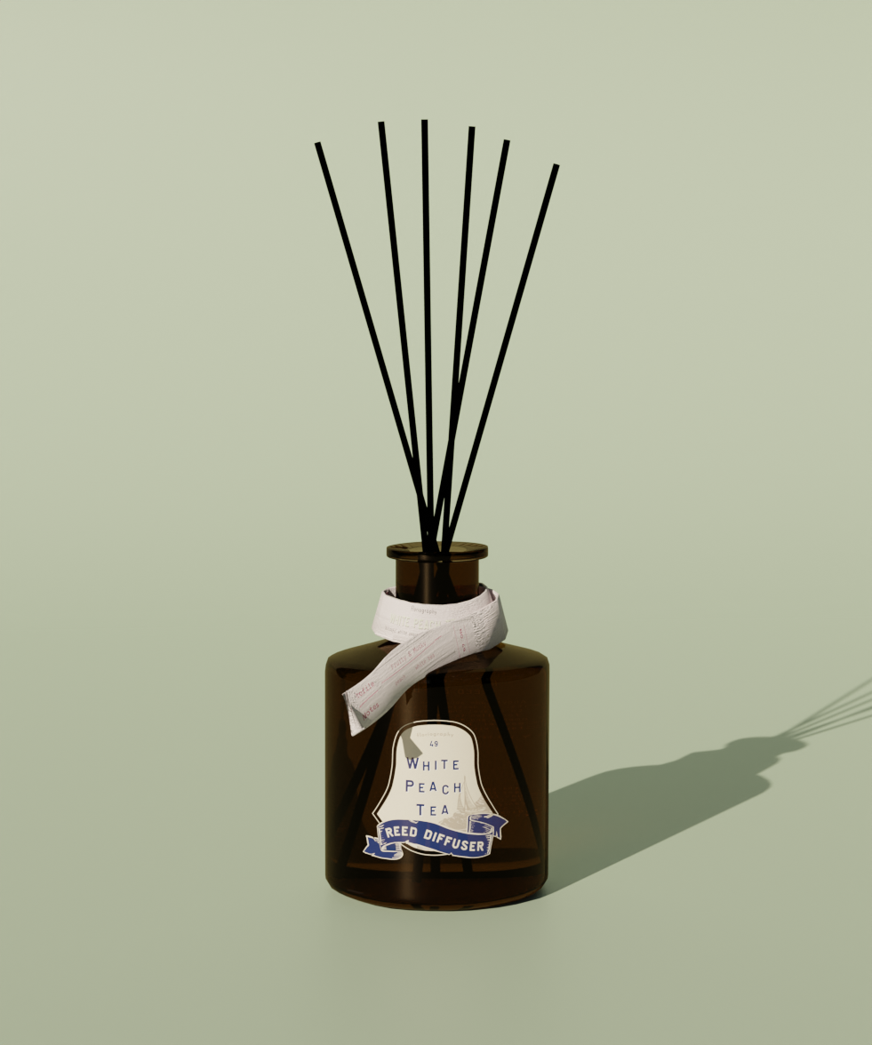 No. 49 White Peach Tea Reed Diffuser