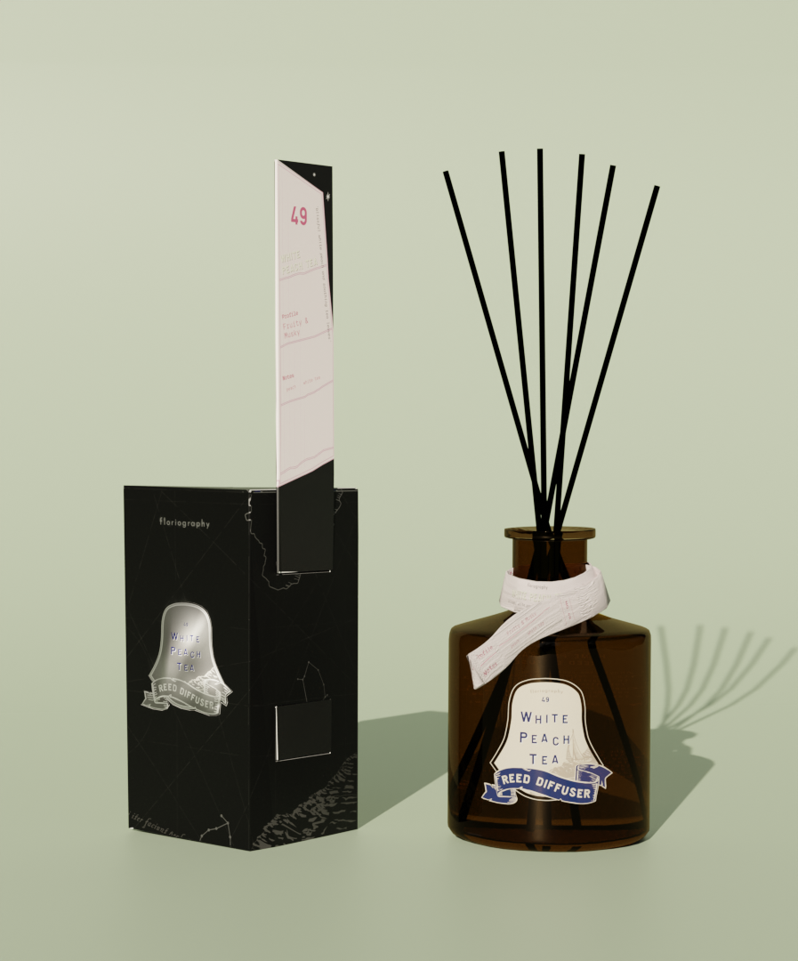 No. 49 White Peach Tea Reed Diffuser