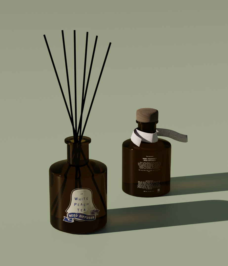 No. 49 White Peach Tea Reed Diffuser